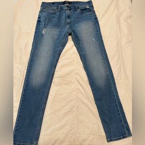 Hollister Men's Slim Jeans in Faded Blue